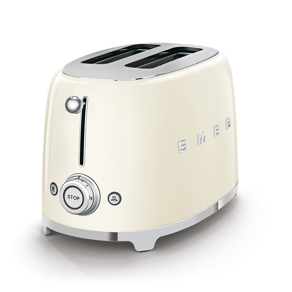 SMEG TSF01CREU Toaster 2 Slice (Cream)