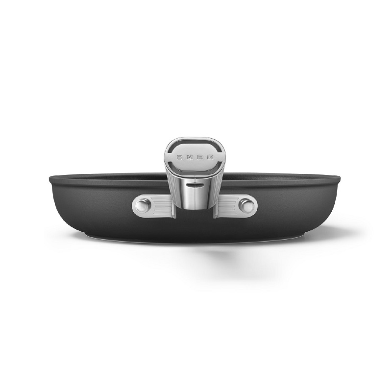 SMEG CKFF2401BLM Kitchenware, Cookware, Frypan 24cm,50's Style (Black)