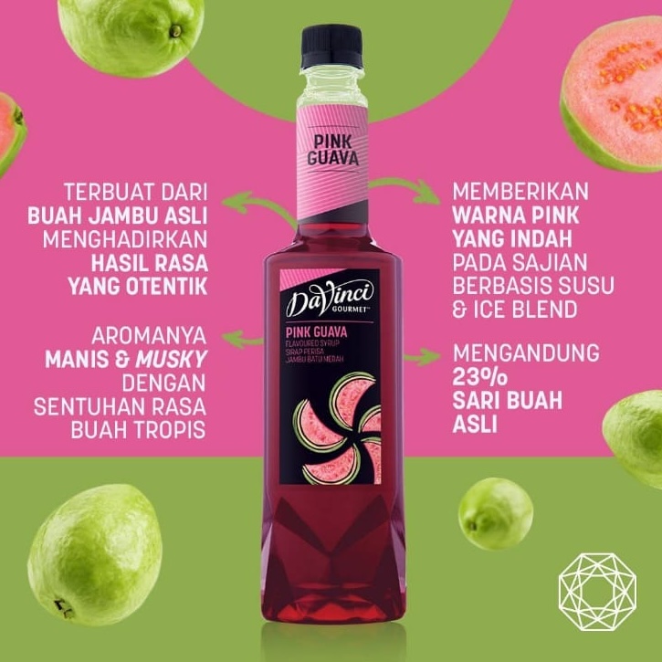 Davinci Syrup Pink Guava 750ML