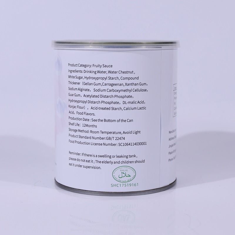 Doking Water Chestnut Popping Boba (Fruity Sauce) 850 g