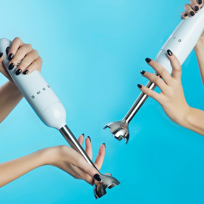 SMEG HBF03CREU Hand Blender With 3 Accessories (Cream)