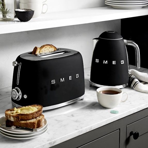 SMEG TSF01PKEU Toaster 2 Slice (Pink)